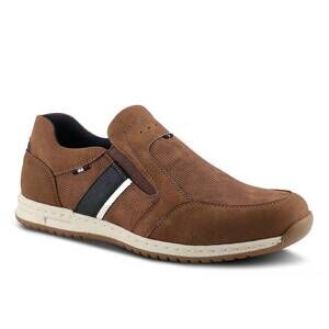 NEW SPRING FOOTWEAR men's hoover slip-on sneakers in brown